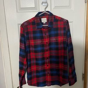 AE button up plaid shirt